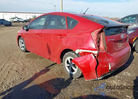 2014 Toyota Prius Two из США, поврежденный, VIN JTDKN3DU6E1788048